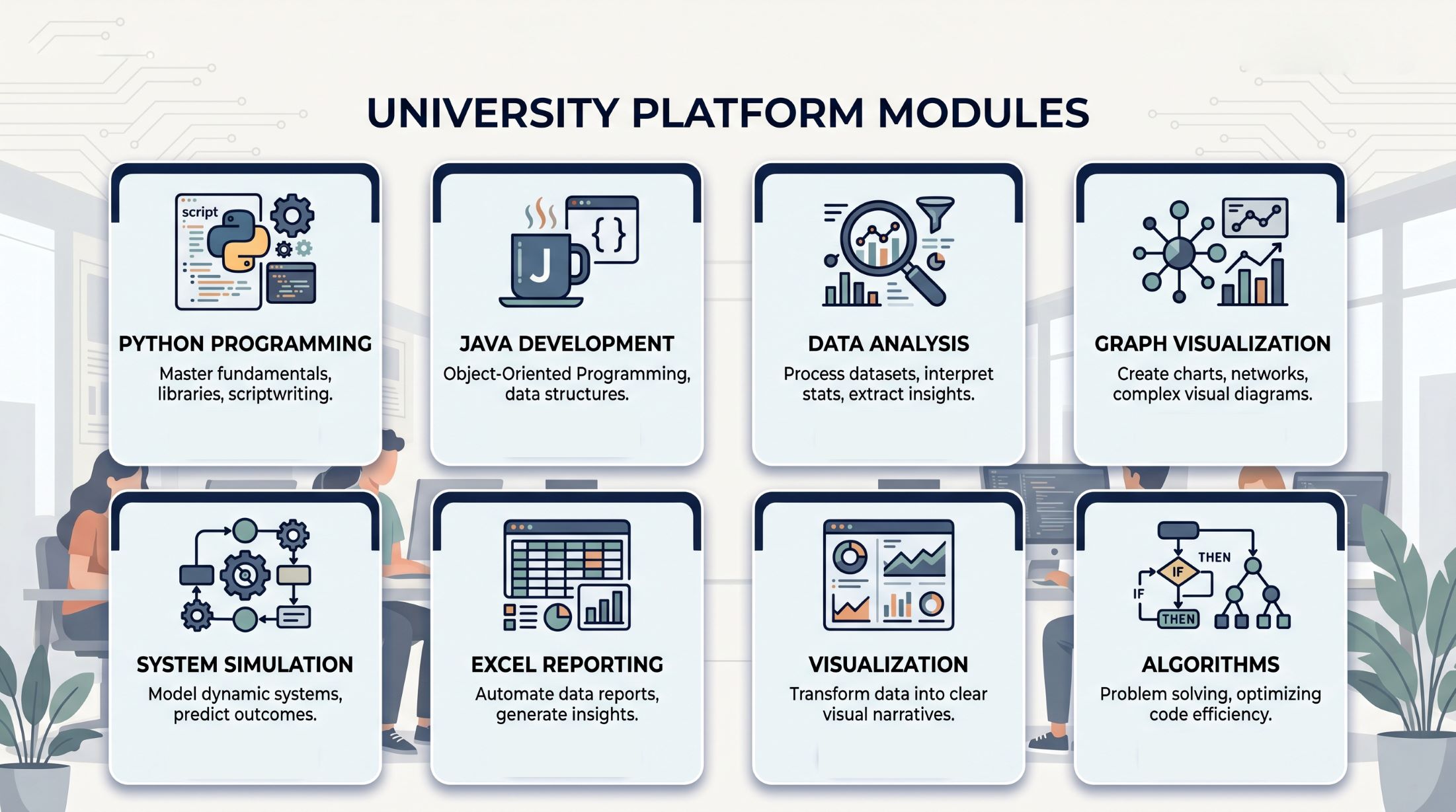 Plantillas de demostración para universidades en CodeRoom