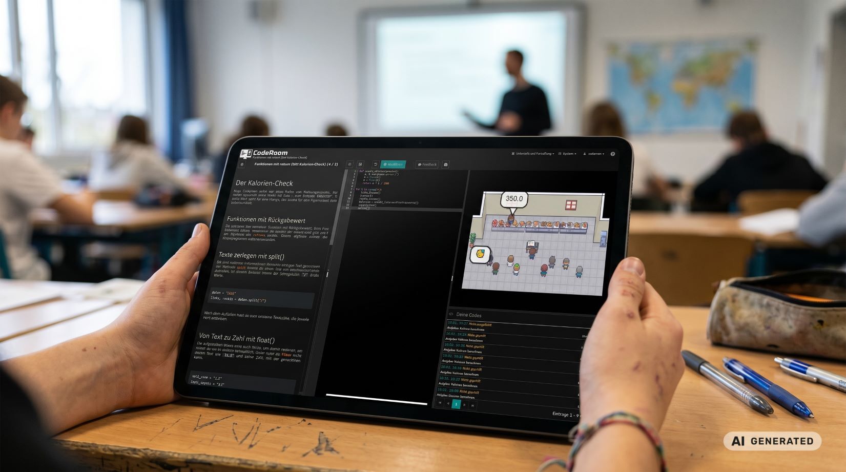 Educación centrada en el jugador con CodeRoom