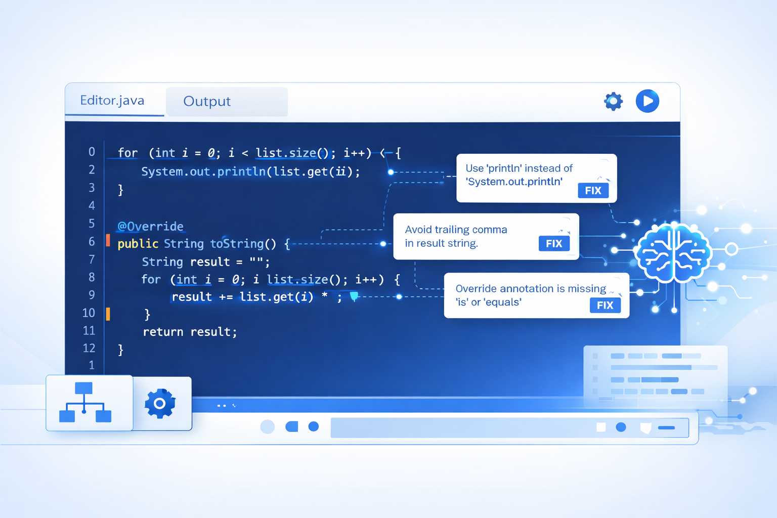 Soporte de IA en el editor de CodeRoom