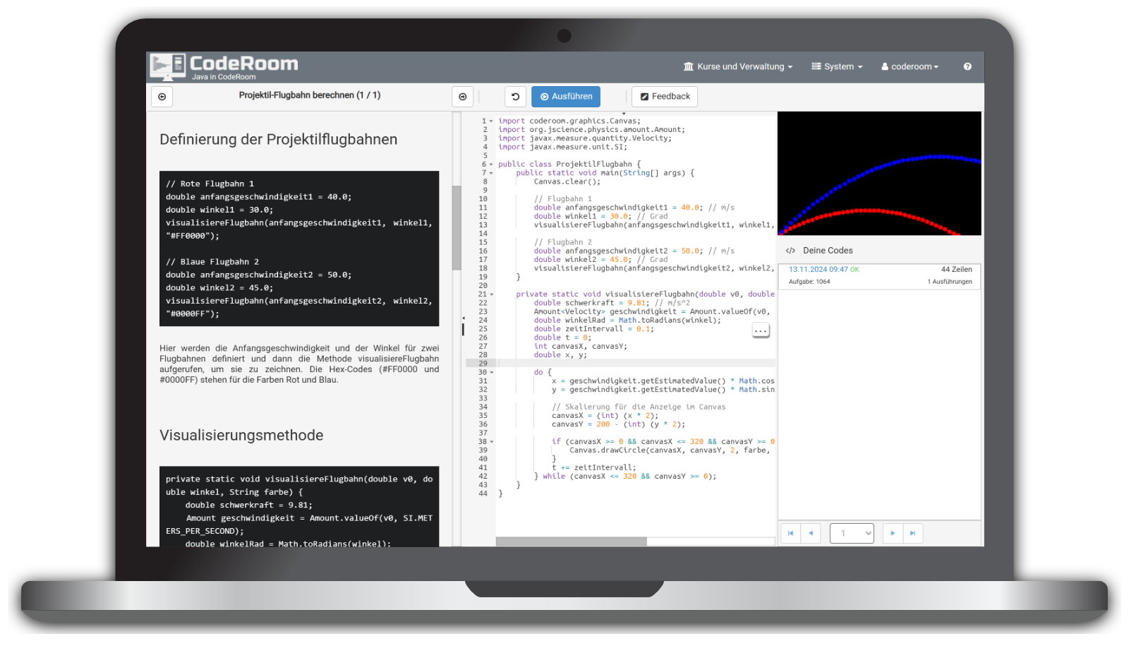Un navegador es suficiente para lecciones de programación con CodeRoom