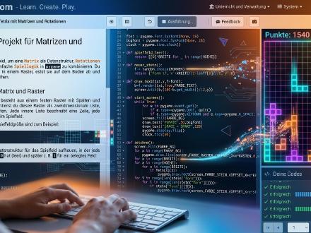 Spela spel i CodeRoom – Interaktiv programmering direkt i webbläsaren